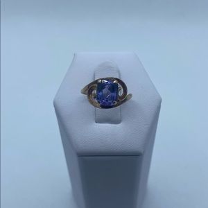 10k amethyst ring